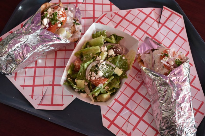 A selection of dishes from Go Gyro Go!. - DOYLE MURPHY