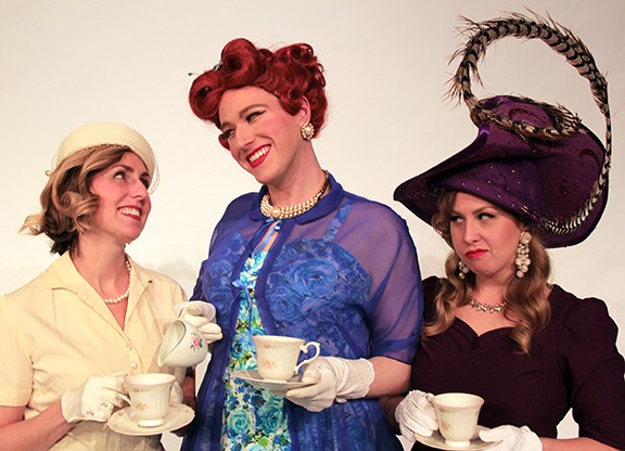 Ariel Roukaerts as Marta Towers, Will Bonfiglio as Mary Dale,  Shannon Nara as Pat Pilford. - JUSTIN BEEN