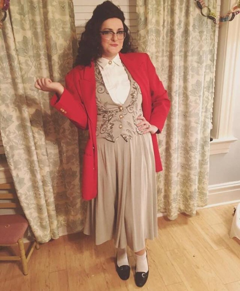 Byrd as 90s icon Elaine Benes from Seinfeld. "Get out!" - PHOTO COURTESY OF ELIZABETH BYRD