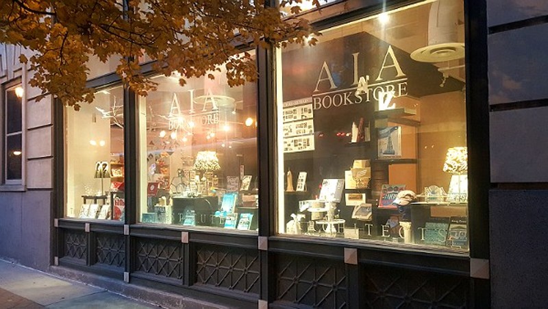 Bill Clinton paid the AIA Bookstore an unannounced visit in November. - ALLISON BABKA