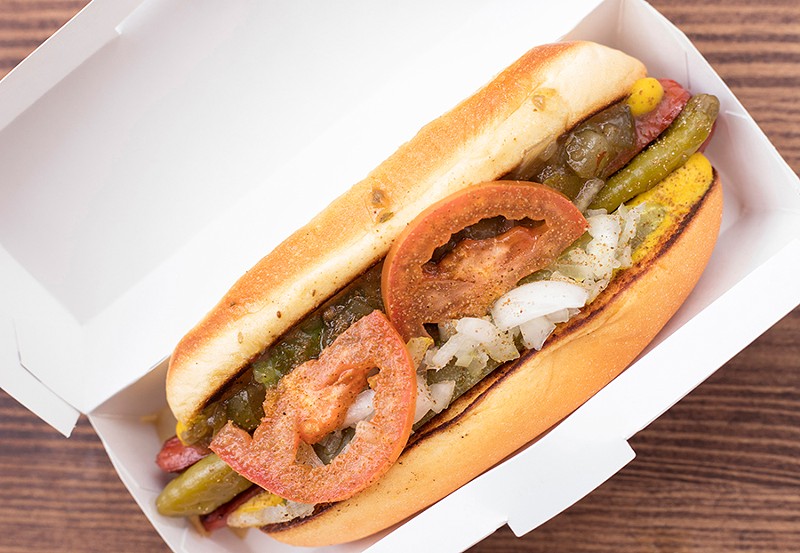 The "Shack-cago Dog" is a twist on the hot dog our northern neighbors made famous. - MABEL SUEN