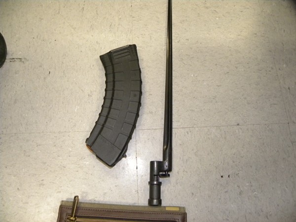 One of 800 or so items recovered by police. - SLMPD