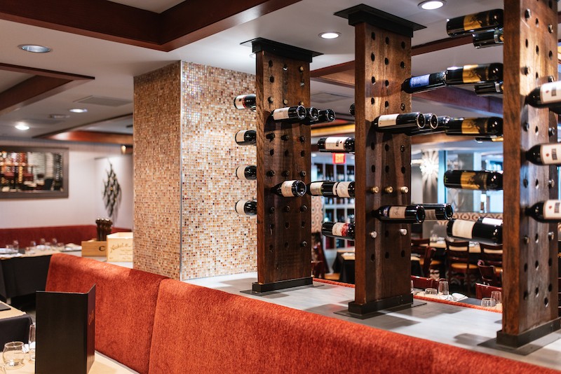 At Copia, wine isn't just on the list. It's a decorative feature. - SPENCER PERNIKOFF