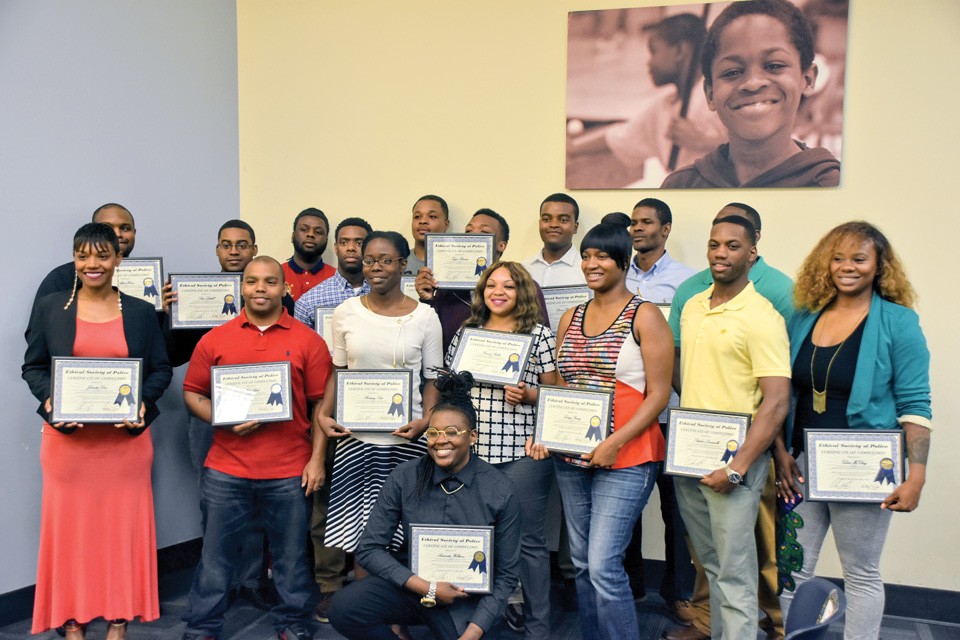 Seventeen of Ethical's recruits graduate from its 2018 program. - DOYLE MURPHY