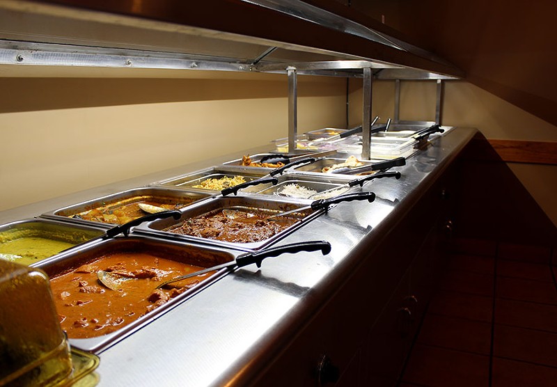 The buffet is kept fresh and has many different options for guests to sample. - LEXIE MILLER