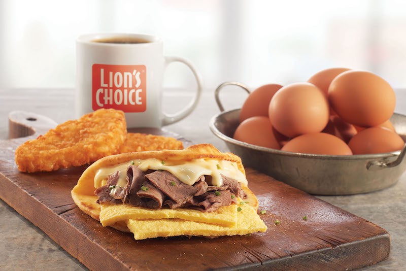 Did someone say "Steak and Egg Flatbread"? - COURTESY OF LION'S CHOICE
