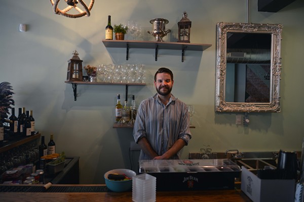 Tim Chalcraft has worked as a server and bartender and is now helping to create an expansive drink menu. - TOM HELLAUER