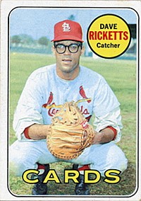 Dave Ricketts in '69. I know what you're thinking. Obviously the guy eventually was able to live this down. Just ask Yadi Molina.