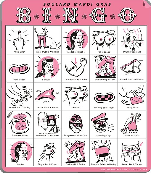 Get Yer St. Louis Mardi Gras Bingo Cards Right Here!