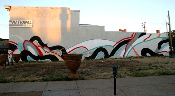 Ruben Aguirre's mural at Cherokee and Texas - Photo by Nicholas Phillips