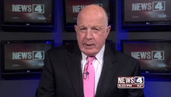 Larry Conners makes his on-air statement about his IRS Facebook post. - via kmov.com