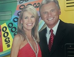 Vanna White and Pat Sajak grace the side of the Wheelmobile. - PHOTOS BY ALLISON BABKA