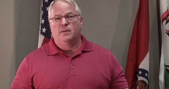 Ferguson Police Chief Tom Jackson in his apology video.
