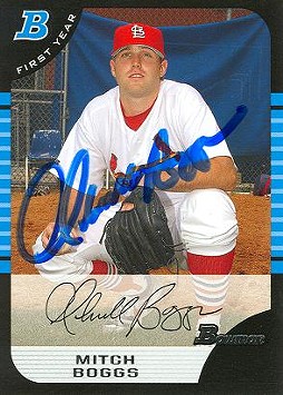 2005 Mitchell Boggs card, by Bowman
