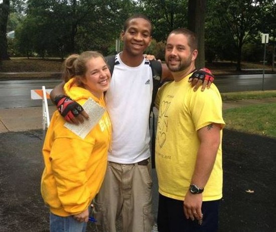 Cornell McKay (center) with Pastor Chris Douglas and his wife, Tayra, in August 2012. - Facebook/Justice for Cornell McKay