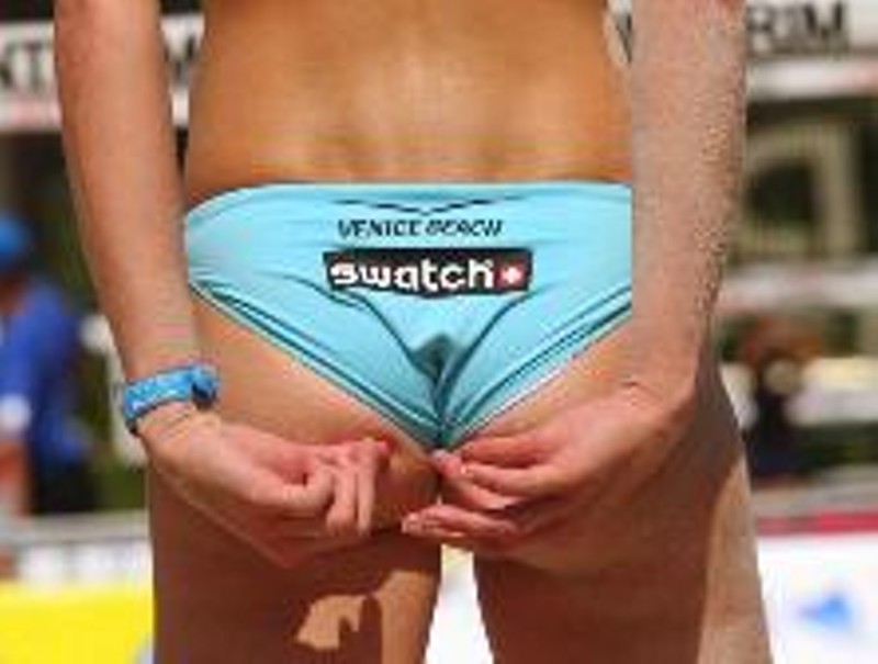 Beach volleyball, a wedge issue.