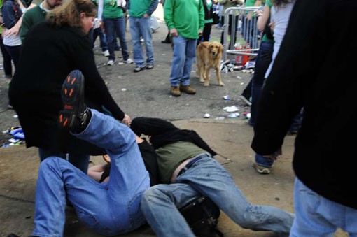 Photos: St. Patrick's Day Party in Dogtown Erupts in Drunken Brawl