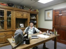 Joe Kriegesmann: "Satan's Master" in his office at The Faciliy - PHOTO BY MELISSA MEINZER