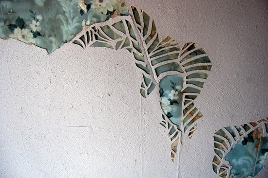 A detail of Trosclair's work Excavate at 3531 California Ave. - Photo courtesy of Carlie Trosclair