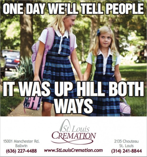 St. Louis Ad Seems to Say: Life Is Short, So Buy Cremations for Your Kids