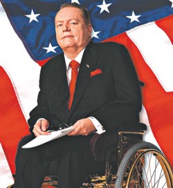 Larry Flynt has been in a wheelchair since the 1978 shooting.