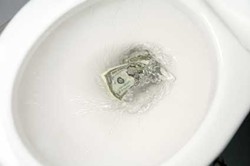 Bill would send $38.7 million in federal funds down the crapper.