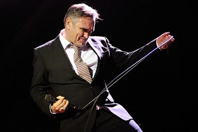 Morrissey on April 8 at the Pageant - Photo: Todd Owyoung