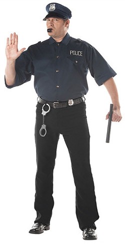 If your traffic officer is dressed like this, you may be stopped in the name of love. - PoliceCostumes.com