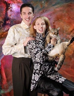 Nick (left) and Jake Schleicher: Awkward Cat Bros - Awkward Family Photos