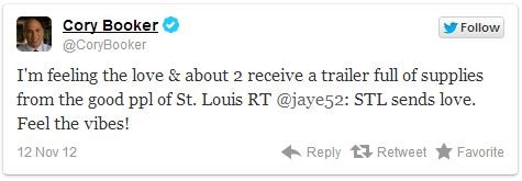 Newark Mayor Cory Booker Gets Gushy for St. Louis on the Twitter