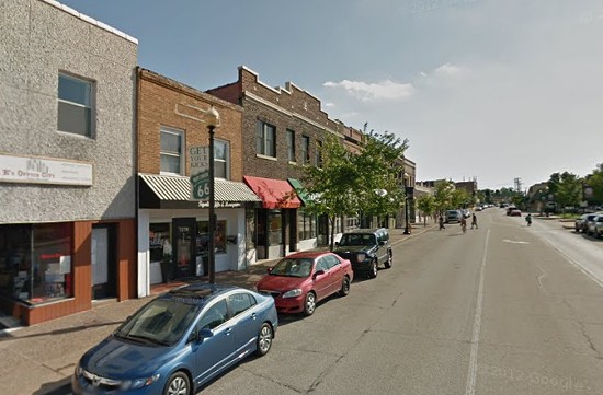 Block in Maplewood where Book House may relocate. - VIA GOOGLE MAPS