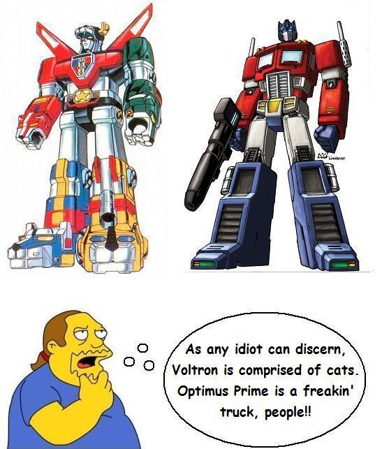 Newspaper to Readers: Sorry We Mistook Voltron for Optimus Prime