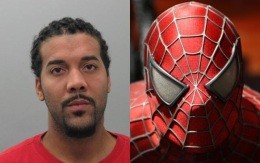 Richard Whitehead is charged for robbing a pizza guy while looking like Spiderman.