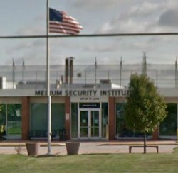 The St. Louis Medium Security Institution where two guards allegedly instigated an inmate brawl.
