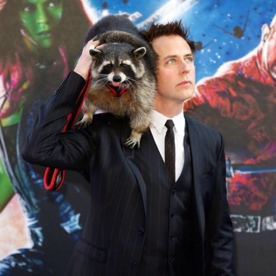 James Gunn has a thing for raccoons. - James Gunn | Instagram
