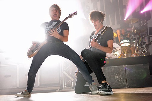 All Time Low on Saturday night at the Pageant. See more photos from Saturday night's show here. - PHOTO: TODD OWYOUNG