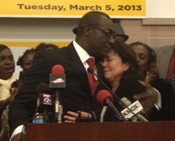 Lewis Reed on election night. - Sam Levin