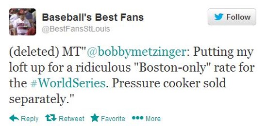 Cardinals Fan Bobby Metzinger Tweeted World Series Bomb Threats: Police