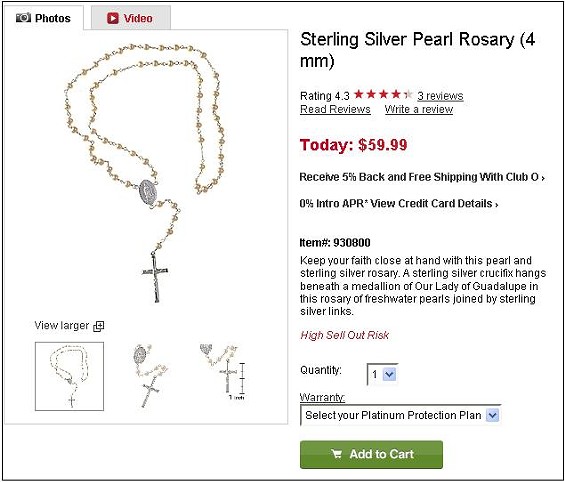 Warning: Today's special deal on Overstock.com could get you suspended.