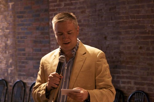 Panel moderator and former attorney Matt Homann moderating. - PHOTO BY BILL STREETER