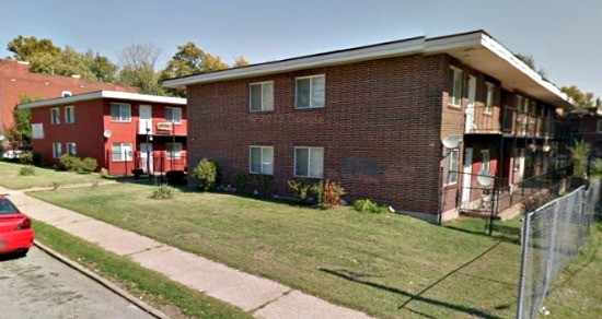 Apartment buildings on the 3900 block of North Florissant. - Google Maps