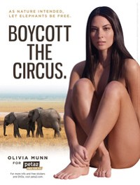 Then again, Olivia Munn has also "bared it all" for PETA.