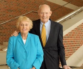 E. Desmond "Des" Lee (1917-2010) with his wife, Mary Ann. - umsl.edu
