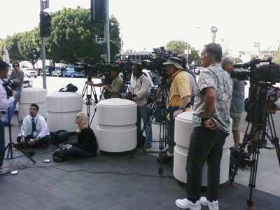 Media Village of the Damned: Press waiting for Lori Drew