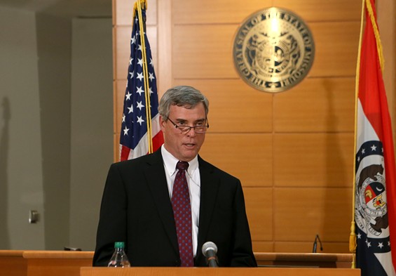 St. Louis County Prosecutor Bob McCulloch releases the grand jury decision on Darren Wilson.