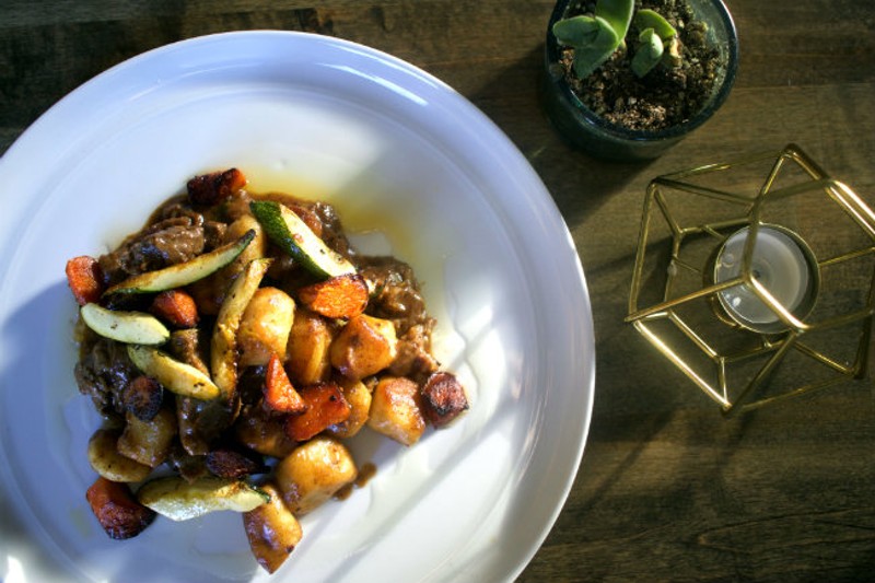 Braised beef with butternut squash gnocchi is one of 58hundred's signature dishes. - CHERYL BAEHR