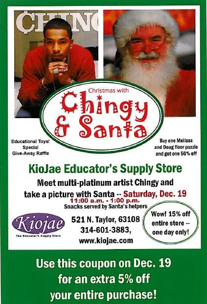 A Holiday Pairing Unlike Any Other: Santa and Chingy