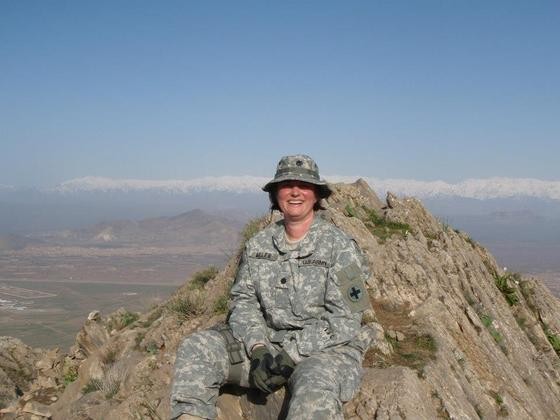 Lisa Miller in Afghanistan - VIA FACEBOOK