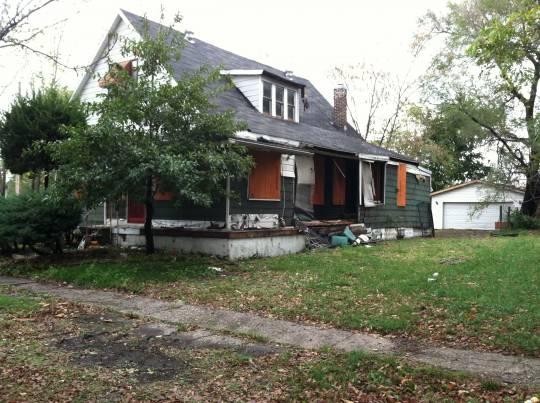 Miles Davis' East St. Louis childhood home in October 2011. - Andrew Theising