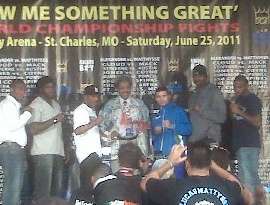 Only in St. Charles! Devon Alexander hopes for redemption this Saturday in his fight against the heavy-handed Argentinian, Lucas Matthysse. - Albert Samaha
